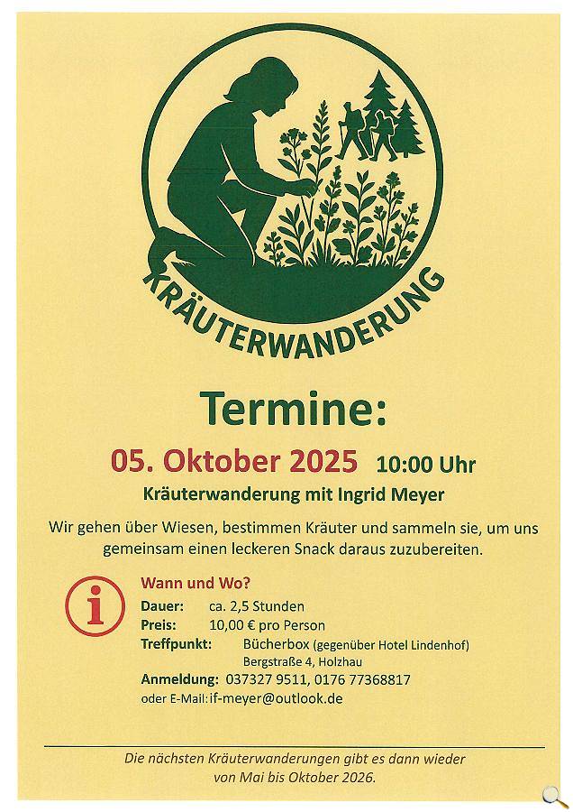 Kräuterwanderung Oktober 2025